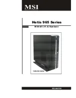 MSI Hetis 965 Series User Manual preview