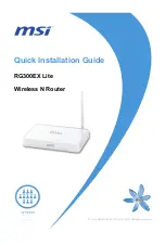 MSI IP0494 Quick Installation Manual preview