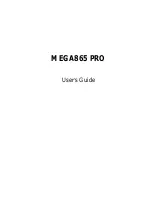 MSI MEGA 865 PRO User Manual предпросмотр