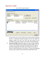 Предварительный просмотр 33 страницы MSI MEGA ePower 1000HD User Manual