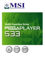 MSI Mega Player 533 User Manual предпросмотр