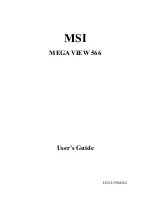 MSI MEGA VIEW 566 User Manual preview