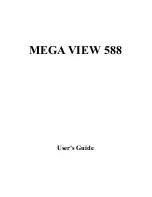 MSI MEGA VIEW 588 User Manual preview