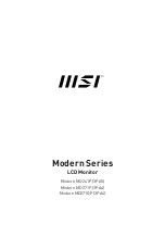 Preview for 1 page of MSI Modern MD241P Manual