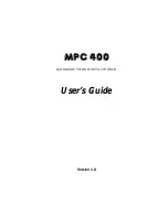 MSI MPC 400 User Manual предпросмотр