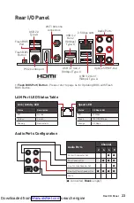 Предварительный просмотр 23 страницы MSI MPG B550I GAMING EDGE WIFI Quick Start Manual