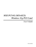 Предварительный просмотр 1 страницы MSI MS-6825 User Manual