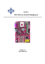 Preview for 1 page of MSI MS-7021 Manual