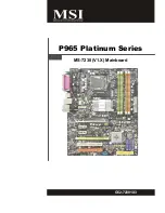 Preview for 1 page of MSI MS-7238 User Manual