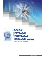 Preview for 1 page of MSI MS-7758 (v3.x) Manual