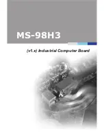 Preview for 1 page of MSI MS-98H3 Manual