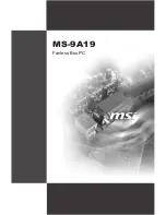 MSI MS-9A19 User Manual предпросмотр