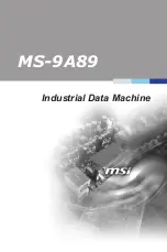 MSI MS-9A89 User Manual preview