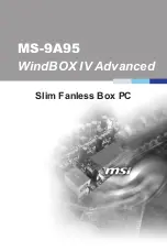 MSI MS-9A95 WindBOX IV Advanced Manual preview