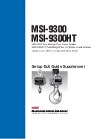 Предварительный просмотр 1 страницы MSI MSI-9300HT Setup Exit Manual Supplement