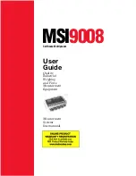 MSI MSI9008 User Manual preview