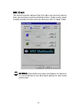 Предварительный просмотр 31 страницы MSI MX400 Pro-TC64S User Manual