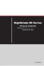 Предварительный просмотр 1 страницы MSI Nightblade MI B908 Manual