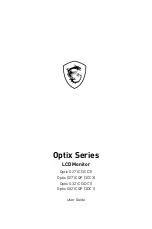 Предварительный просмотр 1 страницы MSI Optix G271C User Manual