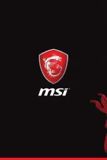 Предварительный просмотр 1 страницы MSI Optix MAG161 Series User Manual