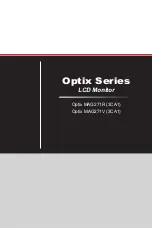 MSI Optix MAG271R Manual preview