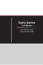 Предварительный просмотр 1 страницы MSI Optix MAG273 Manual