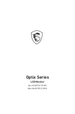 Preview for 1 page of MSI Optix MAG2732 Manual