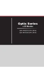 Preview for 1 page of MSI Optix MAG321CURV (3DA2) Manual