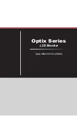 MSI Optix MAG341CQ Manual preview