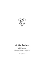 Предварительный просмотр 1 страницы MSI Optix MEG381CQR Plus User Manual