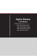 Preview for 1 page of MSI Optix PAG272QR Manual