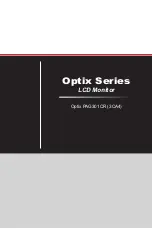 Предварительный просмотр 1 страницы MSI Optix PAG301CR User Manual