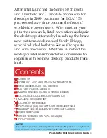 Preview for 1 page of MSI P67A-GD65 (B3) Brochure & Specs