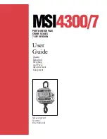 Preview for 3 page of MSI Porta-Weigh Plus MSI4300 Operator'S Manual