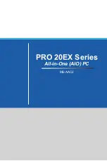 Предварительный просмотр 1 страницы MSI PRO 20EX Series Manual