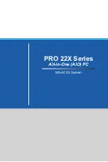 MSI PRO 22X Manual предпросмотр