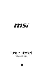 Preview for 1 page of MSI TPM 2.0 User Manual