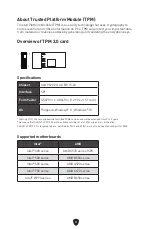 Preview for 3 page of MSI TPM 2.0 User Manual