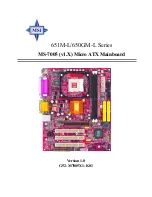 MSI TV Series User Manual preview