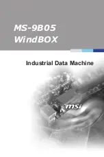 MSI WindBOX MS-9B05 Manual preview