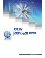 Preview for 1 page of MSI X58A-GD65 series User Manual