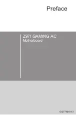 MSI Z97I GAMING AC Manual preview