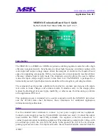 MSK MSK5031 User Manual preview