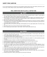 Preview for 3 page of mspa B-091 Alpine Owner'S Manual And Warranty Information