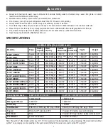 Preview for 5 page of mspa B-091 Alpine Owner'S Manual And Warranty Information