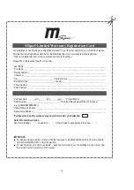 Preview for 25 page of mspa Birkin M-123S Owner'S Manual