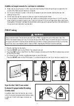 Предварительный просмотр 11 страницы mspa CAMARO P-CA04 Owner'S Manual