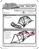 Предварительный просмотр 2 страницы MSR NOOK GEAR SHED Assembly Instructions