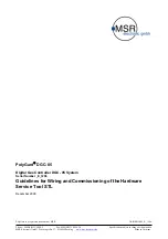 Preview for 1 page of MSR PolyGard DGC-05 Manuallines For Wiring And Commissioning Of The Hardware