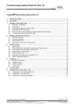 Предварительный просмотр 2 страницы MSR PolyGard DGC-05 Manuallines For Wiring And Commissioning Of The Hardware